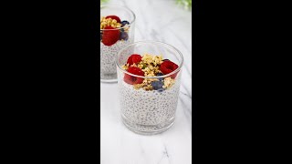 Chia Pudding with Yogurt #Shorts