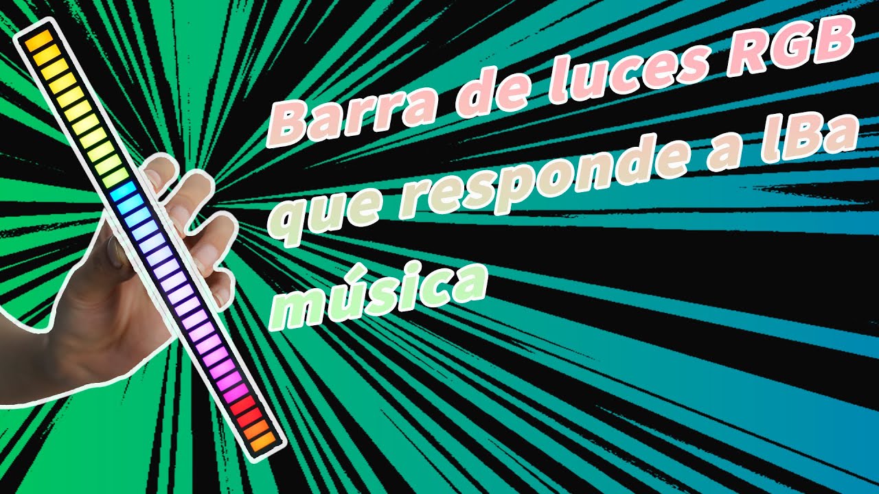 45 Mejor barra de luces RGB con música | Lampu LED strip bar musik🎶