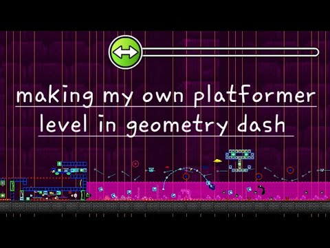 Im making my own geometry dash level would like feed back - YouTube