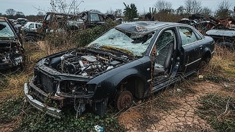 Restoring a Wrecked Audi A8 | Full Rebuild, Engine Repair & Luxury Car Transformation