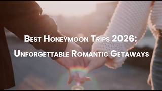 🥂 The Ultimate 2026 Honeymoon Guide: Where Will Your Forever Begin? 🥂