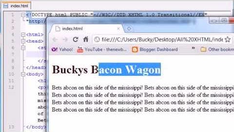 XHTML and CSS Tutorial   17   RGB Color and Line Spacing