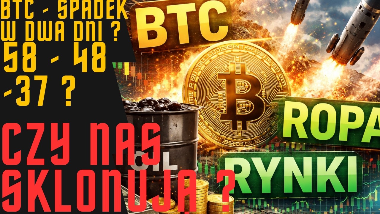 BTC na 58 -48 czy 37.5? OVX czy wyprzedza VIX. UWAGA NA SCAM i EXPERTÓW