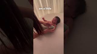 Unswaddling cuteness #swaddelini #newbornsleep #unswaddle #cutebaby