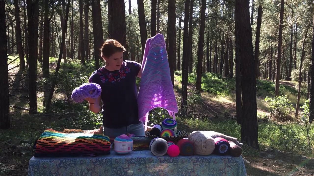 Введение в вязание крючком одеяла «Кактусовый сад»