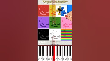 Which is your favourite Bobby BearHug? THE SMILING CRITTERS (@CoraToons) - Octave Piano Tutorial