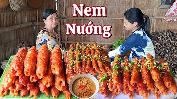Làm Nem Nướng chấm với nước sốt đặc biệt ngon khó cưỡng