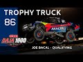 Joe bacal  score trophy truck qualifying in car baja 1000