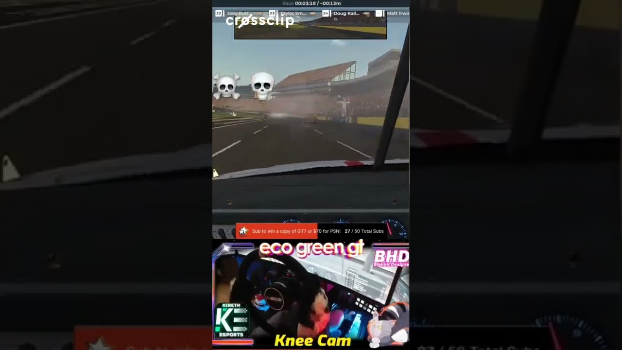 Chaos in Pickup Cup iRacing... There's a CONE