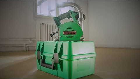 Accu-aangedreven voegenfrees Leister GROOVER 500-LP