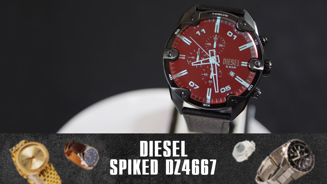 Diesel Spiked DZ4667. Огляд\Review by secunda.com.ua - YouTube