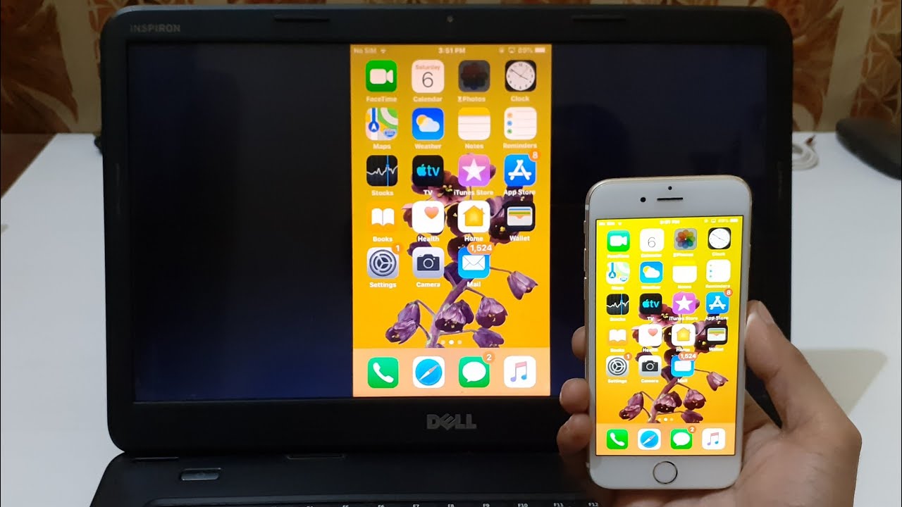 How To Connect Iphone To Laptop Share Iphone Screen On Laptop Youtube