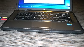 HP Pavilion G6 Windows 7 installation