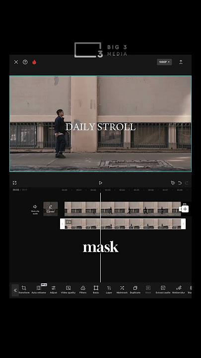 CapCut Tutorial- Walking Text Reveal #shorts #capcut #tutorial