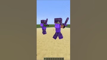Zombiefied Piglin Full Netherite VS Zombie Full Netherite #minecraft #shorts #versus