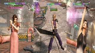 Final Fantasy Mobius Multiplayer Cloud, Aerith & Tifa [5 STAR]