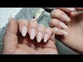 Маникюр самой себе😊 наращивание верхними формами💅