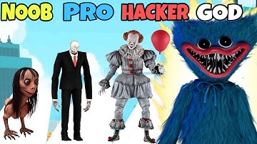 NOOB vs PRO vs HACKER vs GOD in Ghoul Run