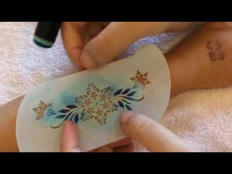 Butterfly Face Paint Tutorial  UV Neon Henna Style – Fusion Body Art