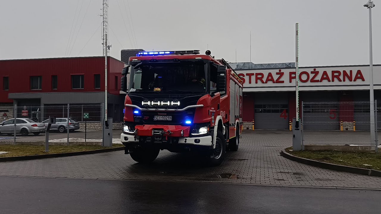 [Rumbler] Alarmowo: 431[S]21 - GBA 2,5/27 - Scania P370 XT/PS. Szczęśniak - JRG 1 Cieszyn 