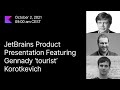 Icpc world finals jetbrains presentation and livecoding session feat gennady tourist korotkevich