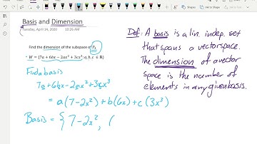 Basis and Dimension