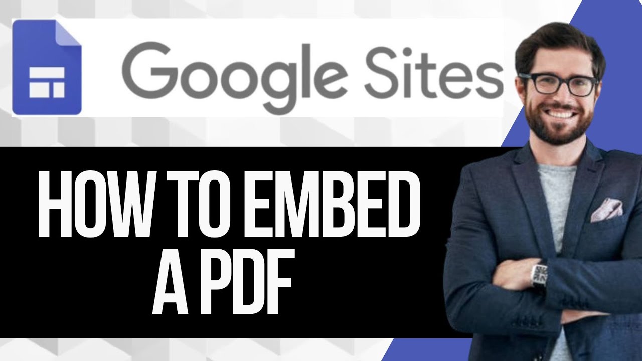 How to Embed a PDF in Google Sites - YouTube
