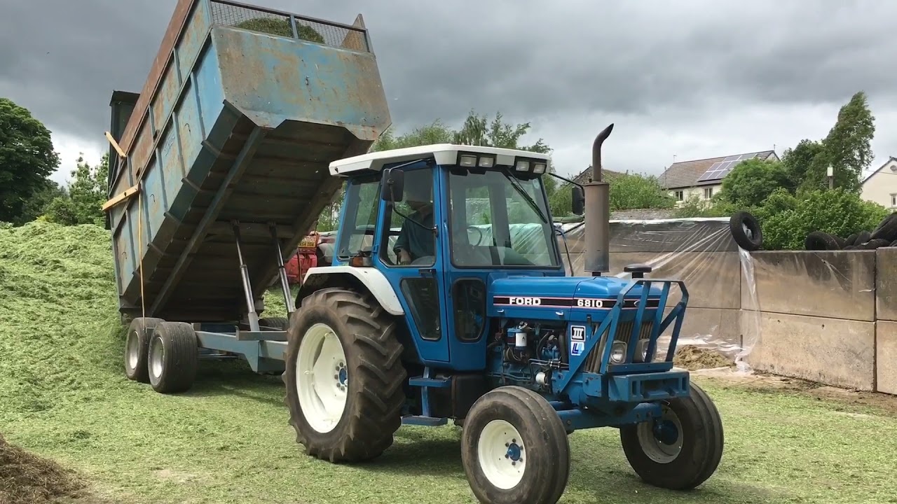 Cumbrian Silage 2021. Chopping, carting and clamping with Claas, Ford, Renault and New Holland.