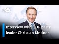 Interview with christian lindner lead candidate of the liberal fdp party  dw news