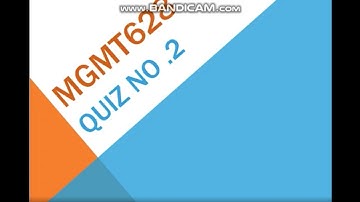Mgmt628  Organizational Development Quiz No 2