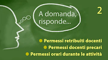 Quali sono i permessi retribuiti docenti?