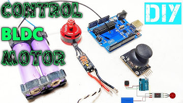 How to control BLDC motor with arduino and joystick