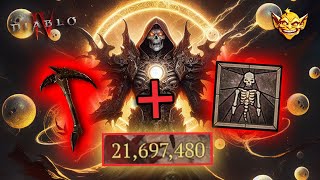 New Best Bone Spirit Build Destroys Everything | Diablo 4 Season 3 Necromancer Build Guide