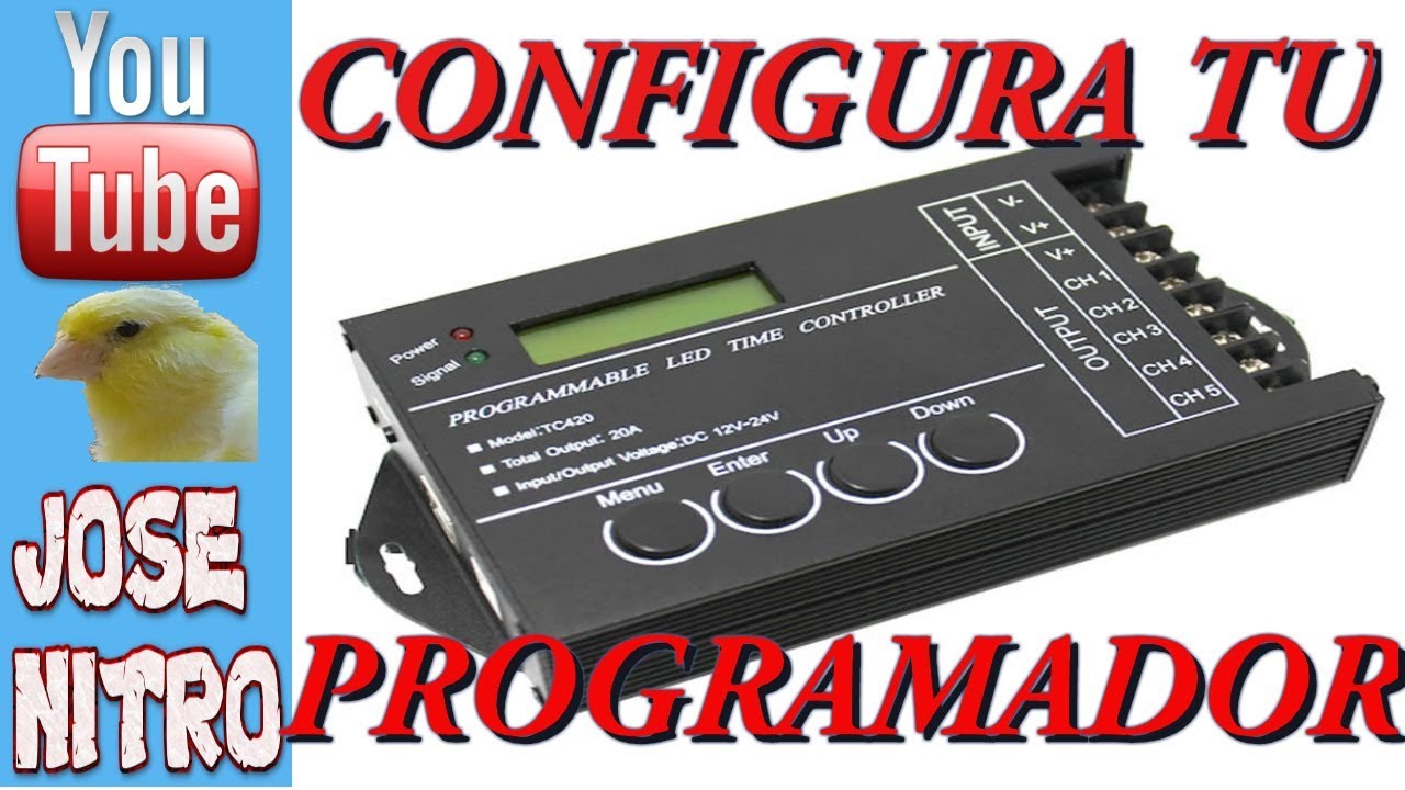 PROGRAMADOR AMANECER/ANOCHECER 12-24V