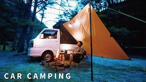 car camping. A trip to enjoy a cool camping trip i...