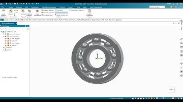 Ball Bearing Design in Solid Edge | 3D CAD Modeling Tutorial for Beginners