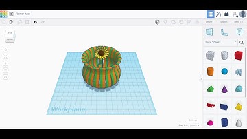 TinkerCAD Flower Vase 🌻