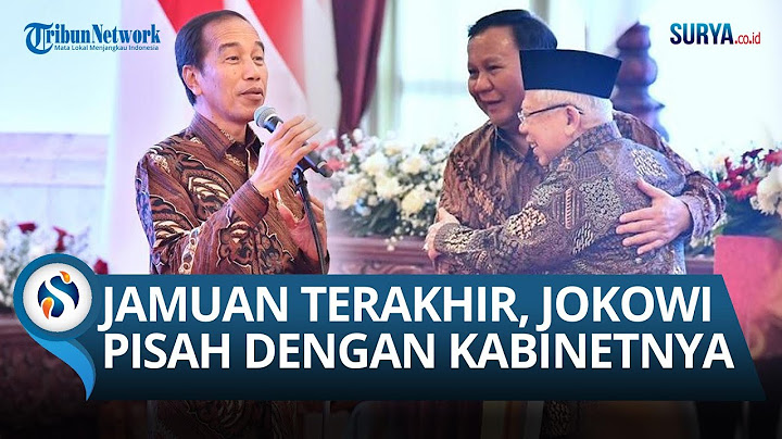 Suasana Hangat Jokowi-Ma'ruf Pamit ke Kabinet Indonesia Maju, Semua Terlihat Bahagia dan Akrab!