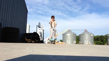 how to grind a rail on a pro scooter