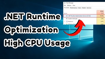 Fix  NET Runtime Optimization High CPU and Disk Usage on Window