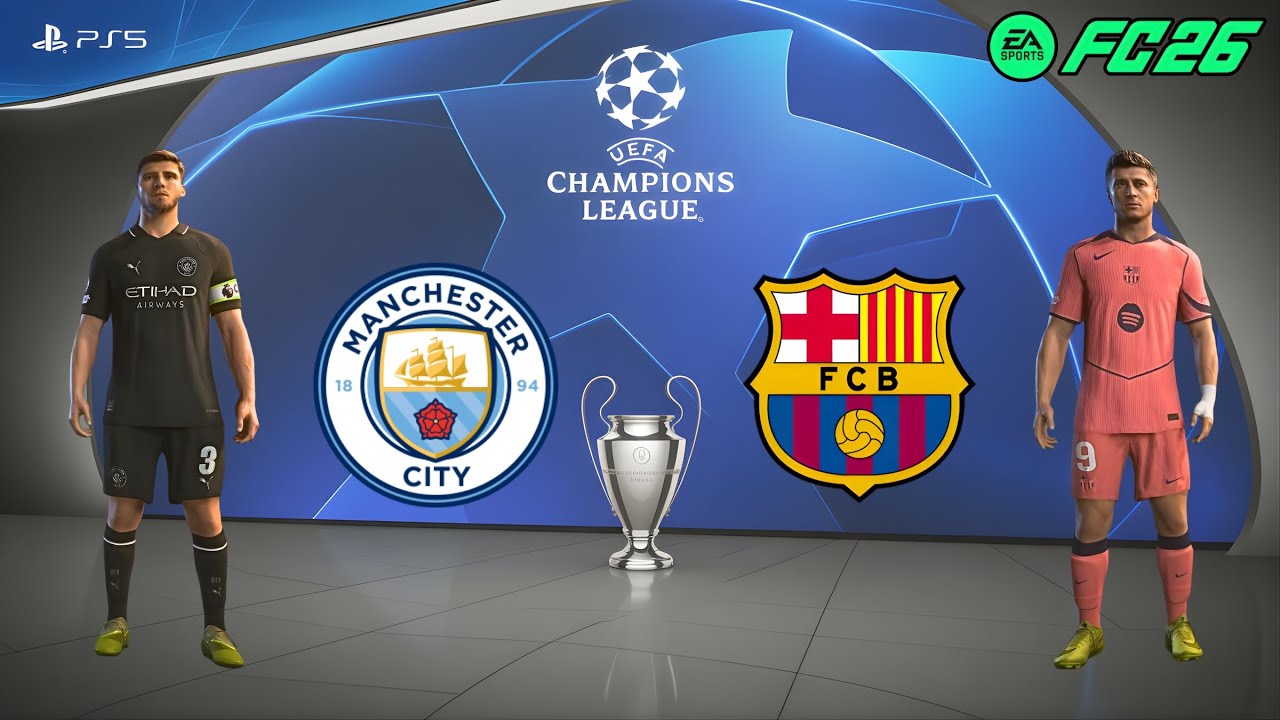 ФК 26 - Барселона против Манчестер Сити | Финал Лиги чемпионов | Эпическая битва Ламина Ямаля и Э...