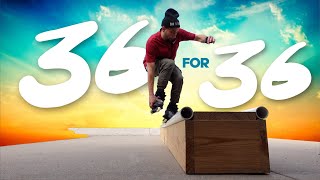 36 Tricks for 36 Years Old (B-Day Weekend) Dream Box - Aggressive Inline Ninja Rollerblading