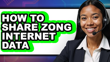 How to Share Zong Internet Data - Step by Step