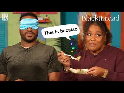 We Blindfolded Him and Made Him Try Caribbean Latino Foods | Blacktinidad