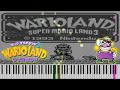 【スーパーマリオランド3 ワリオランド】01.タイトル【ピアノアレンジもどき】