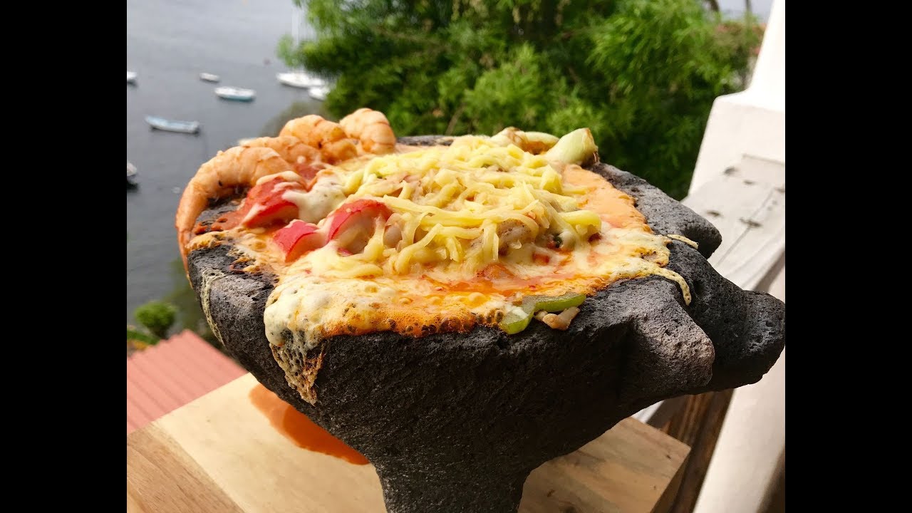 MOLCAJETE DE MARISCOS ¡ESPECTACULAR! - YouTube