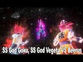 Super Saiyan God Goku, Super Saiyan God Vegeta VS Beerus Fight Dragon Ball Xenoverse 2 4K