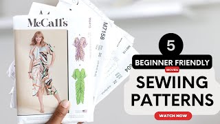 5 beginner friendly woven sewing patterns | easy to sew | sewing