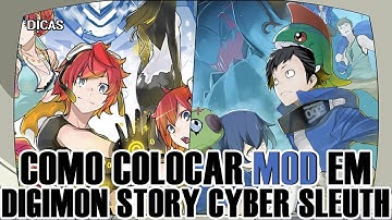 Colocando MODS em Digimon Story Cyber Sleuth