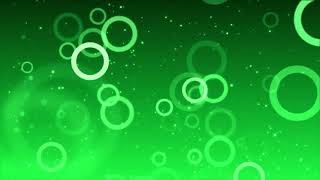 GREEN FLOATING CIRCLES LOOP | FREE BACKGROUND MOTION GRAPHICS | FULL HD | Relaxing Video